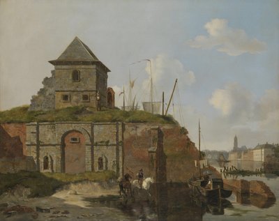 Town Wall with Gunpowder Arsenal by Carel Jacobus Behr